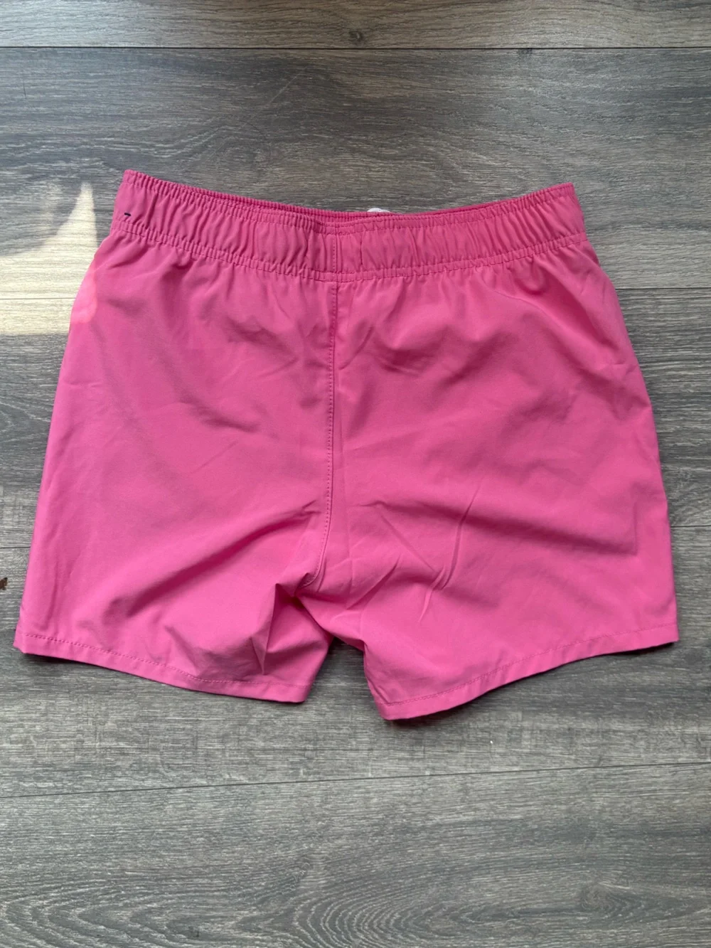 Hollister Men's Bright Pink Swim Trunks with Drawstring